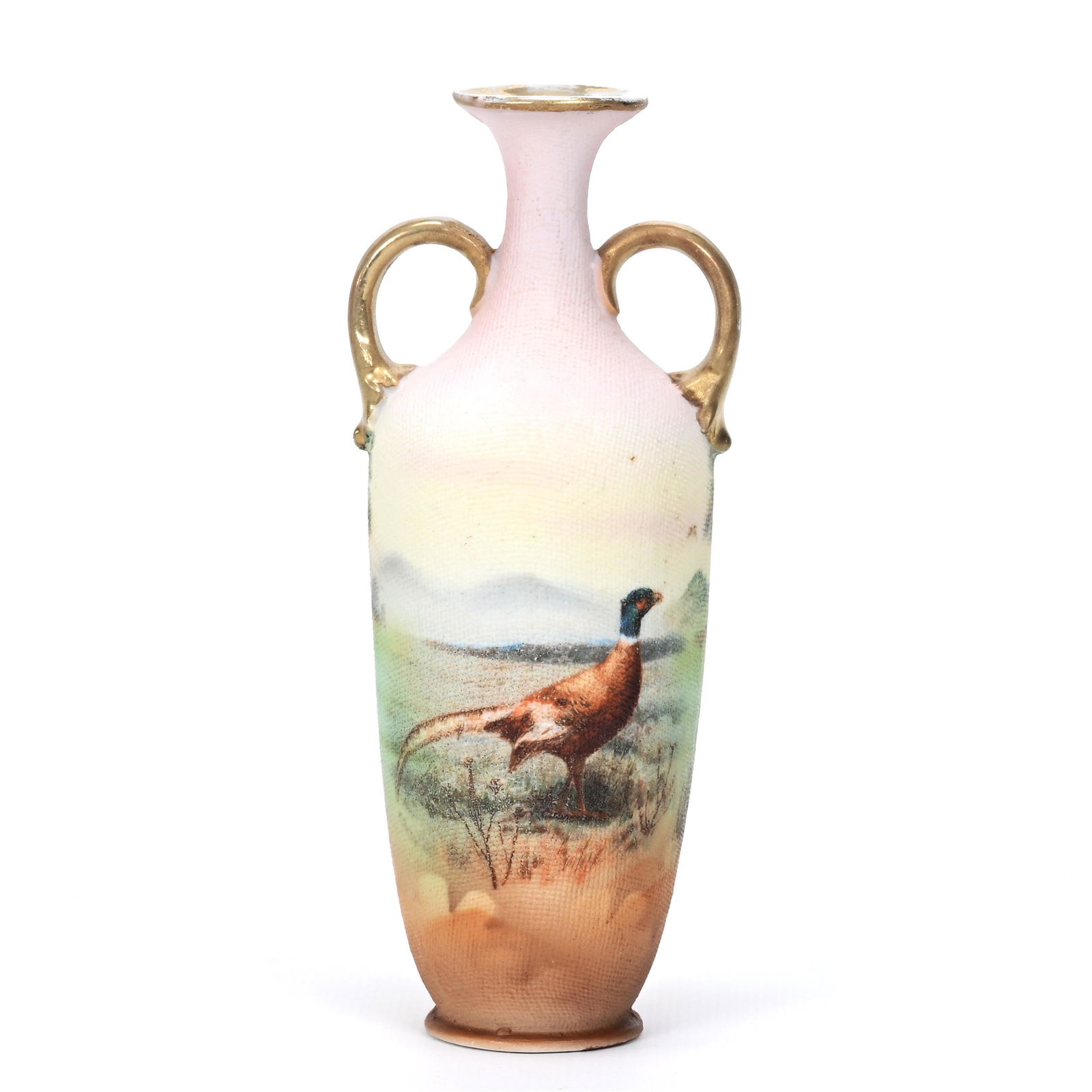 Vase, Two Handles, Royal Bayreuth Blue Mark (1 of 3)