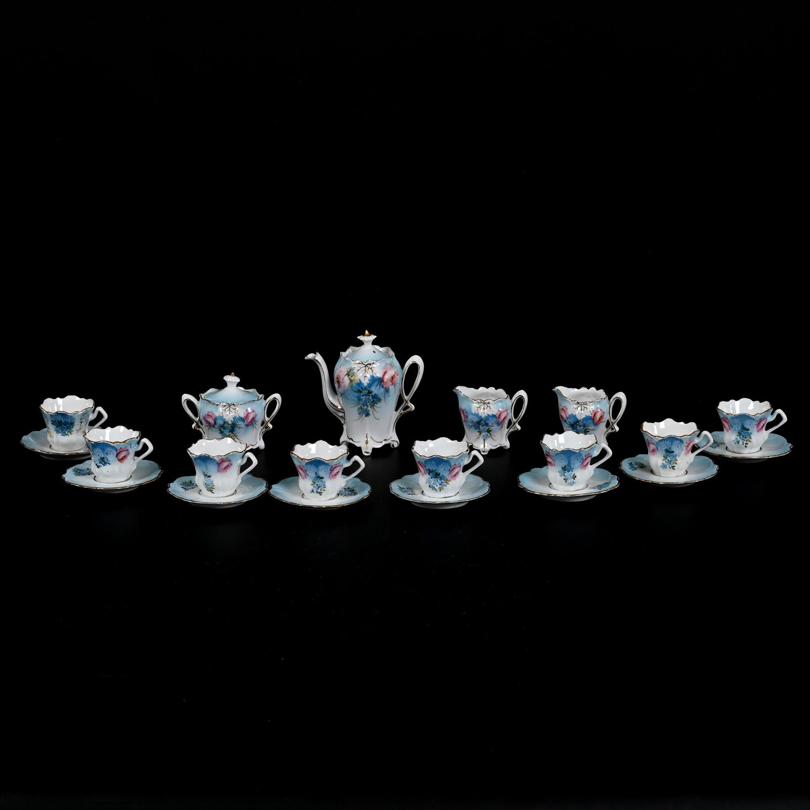 Child's Tea Set, Unmarked R.S. Prussia, (20) Piece (1 of 6)