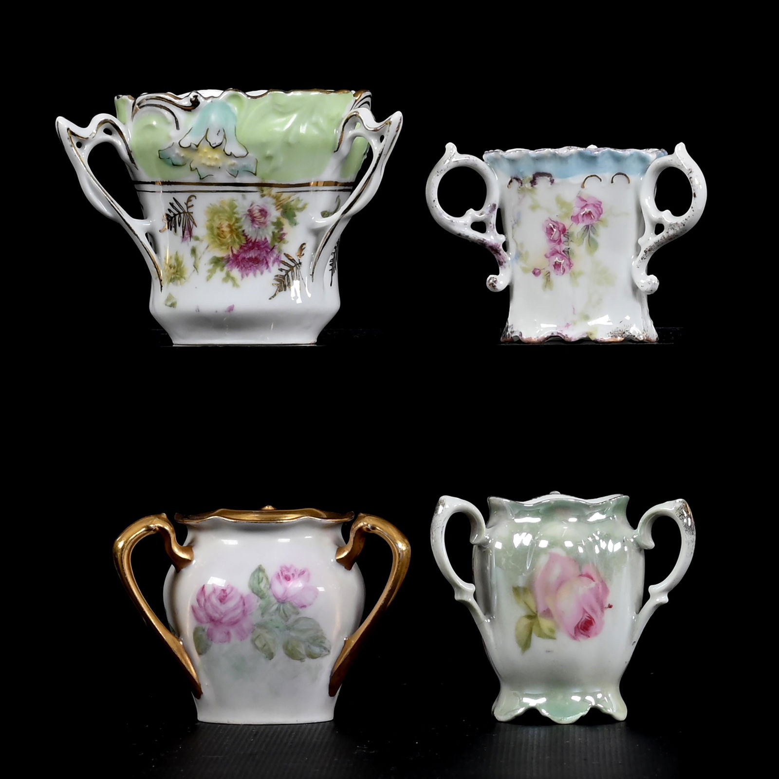 (4) Toothpick Holders, Three Handles (1 of 3)