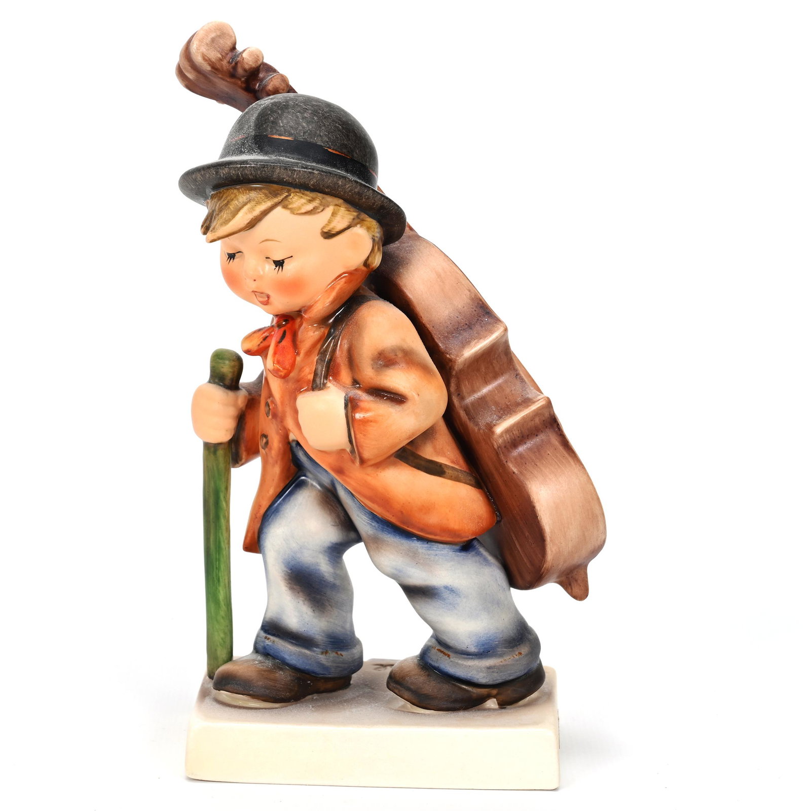 Hummel Figurine #89/II, Little Cellist: Hummel Figurine #89/II, Little Cellist, 7.25" x 4", TMK#3, The David & Marlene Howard Collection.