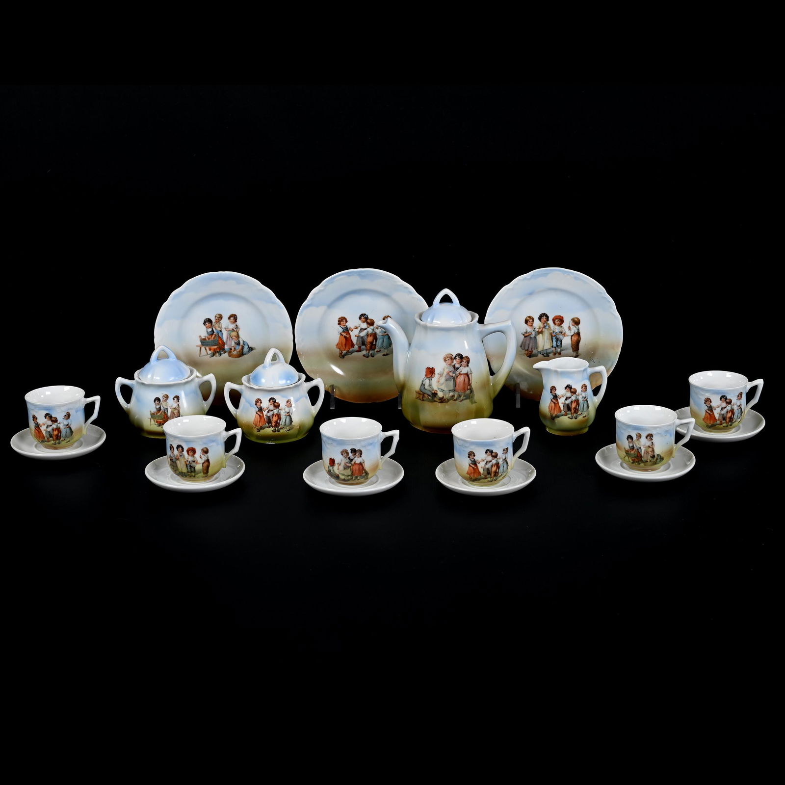 Child's Tea Set Marked Germany, (13) Piece (1 of 4)