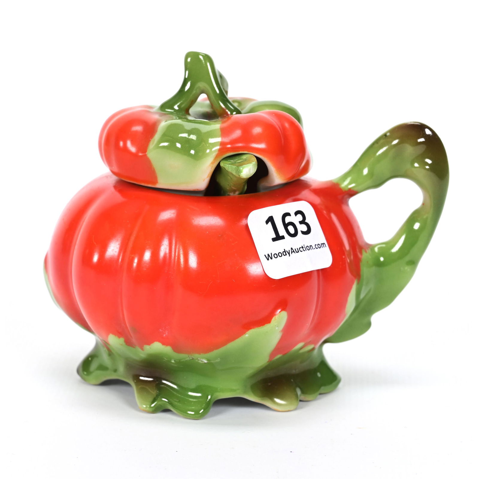 Mustard Jar, Figural Royal Bayreuth Blue Mark (1 of 3)