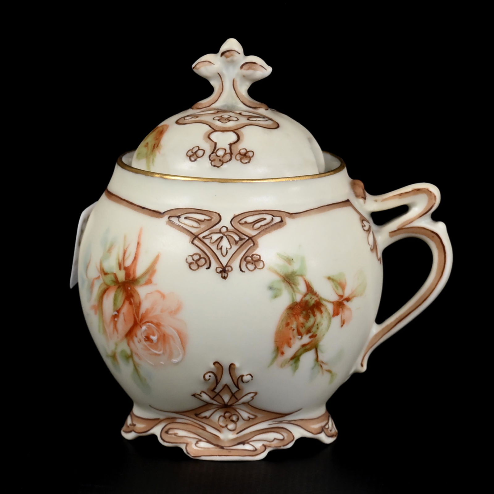 Mustard Jar Marked Old Ivory #34, Clarion (1 of 3)