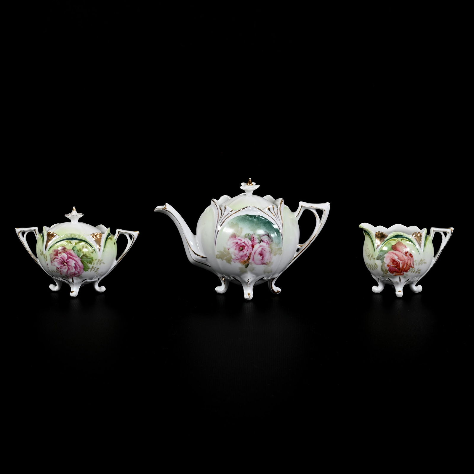 Child's Tea Set, Unmarked R.S. Prussia, Three Piece (1 of 3)
