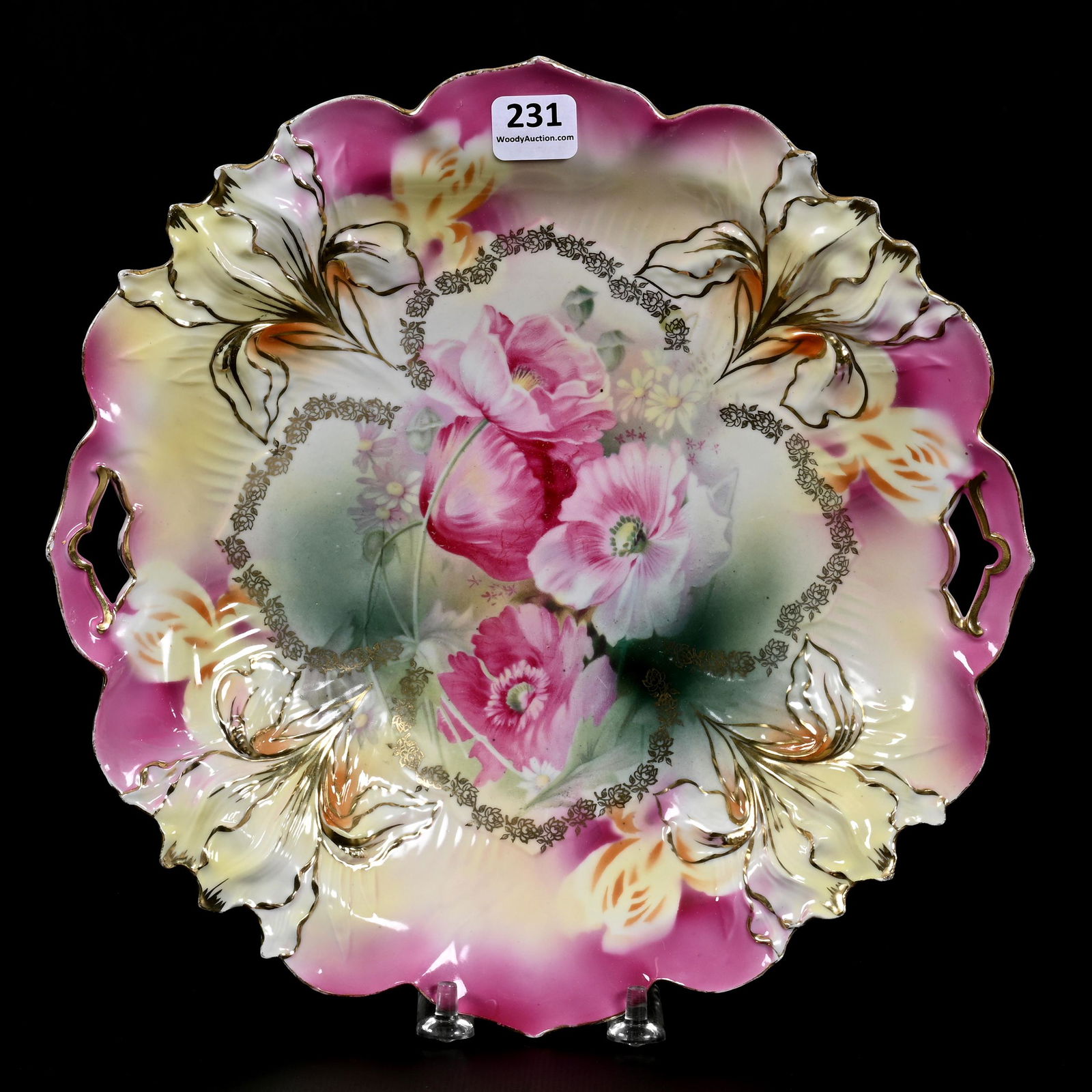 Cake Plate Marked R.S. Prussia (1 of 2)