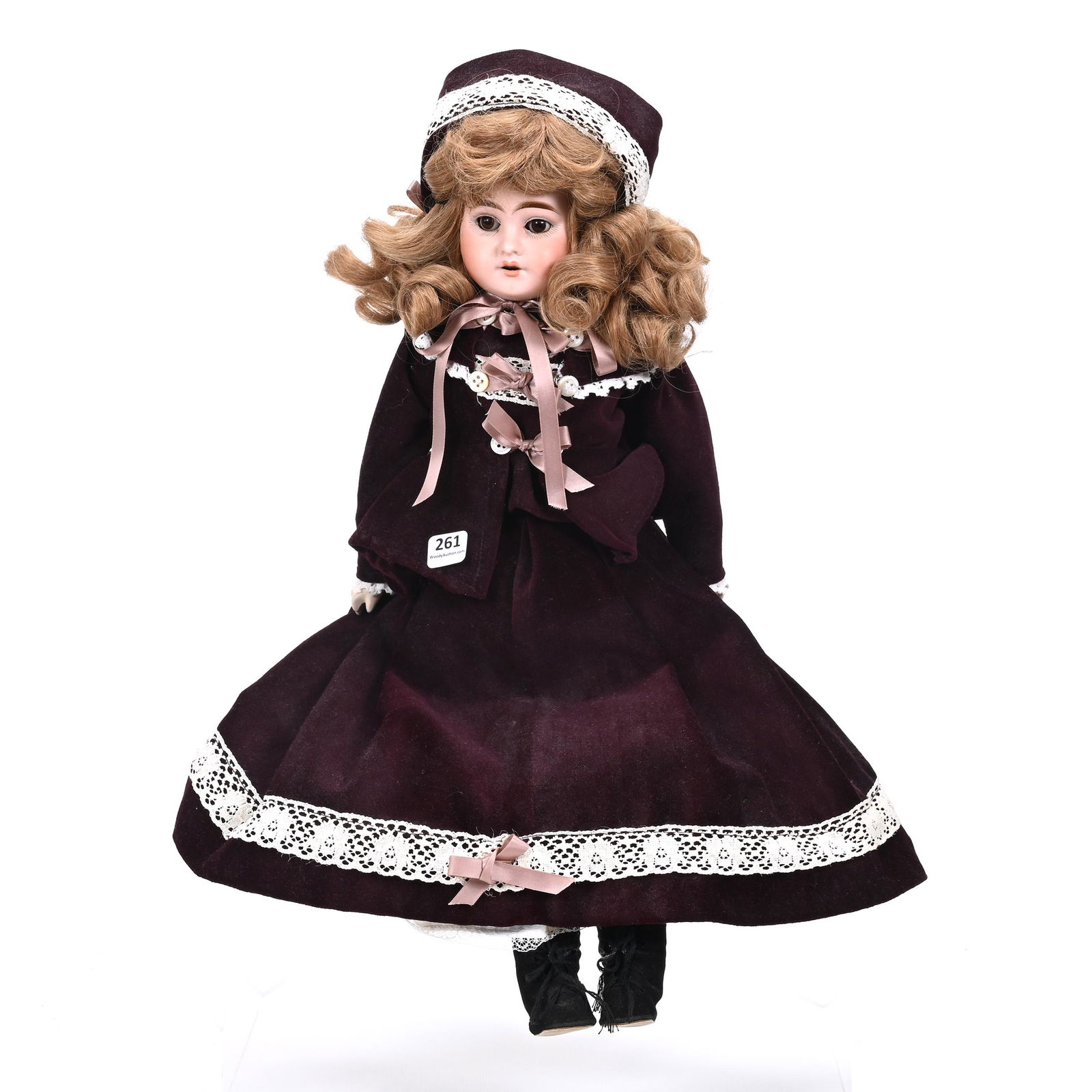 German Bisque Head Doll, Heubach Horseshoe Mark (1 of 5)