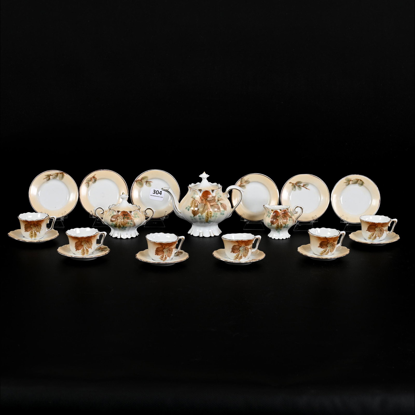 Child's Tea Set, Unmarked R.S. Prussia, (21) Piece (1 of 3)
