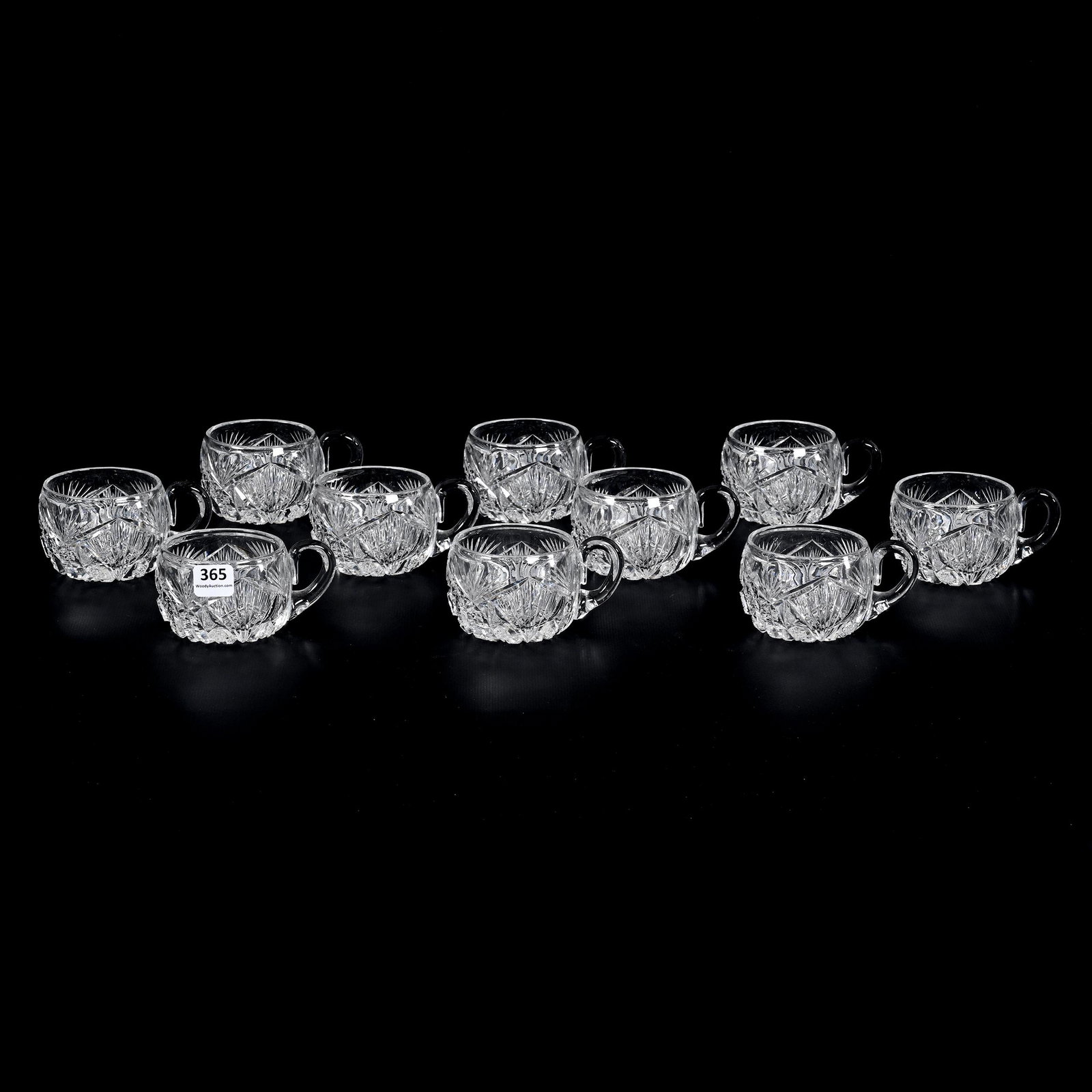 (10) Punch Cups, ABCG (1 of 4)