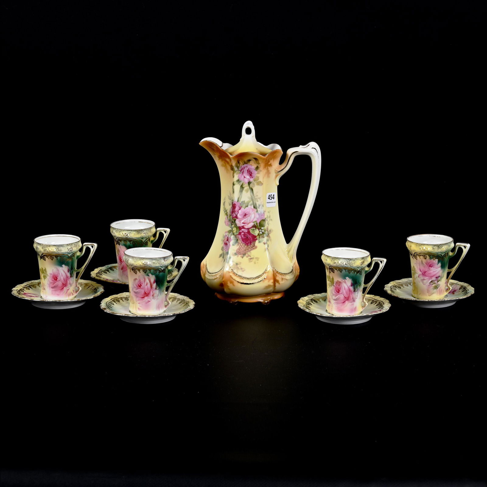 Chocolate Set, Pot And Cups/Saucers Do Not Match (1 of 5)