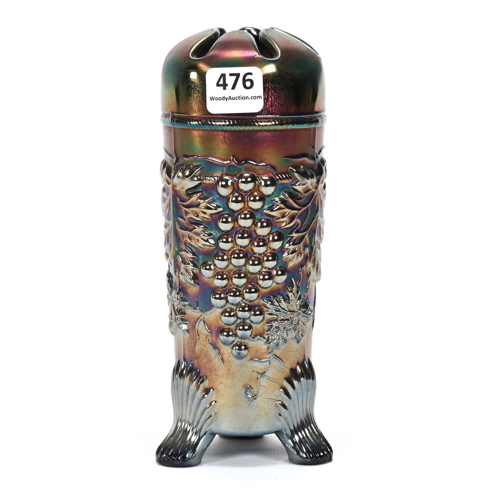 Hatpin Holder, Carnival Glass (1 of 3)