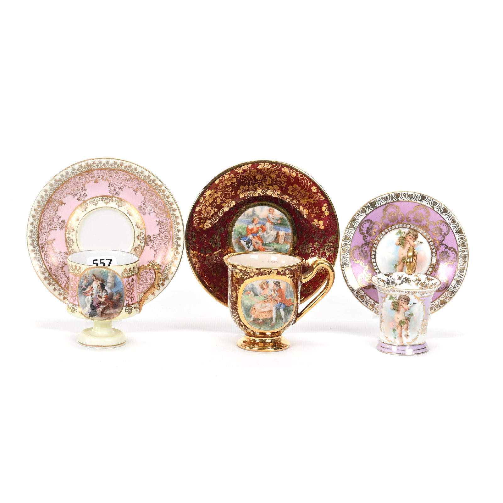 (3) Cups & Saucers (1 of 4)