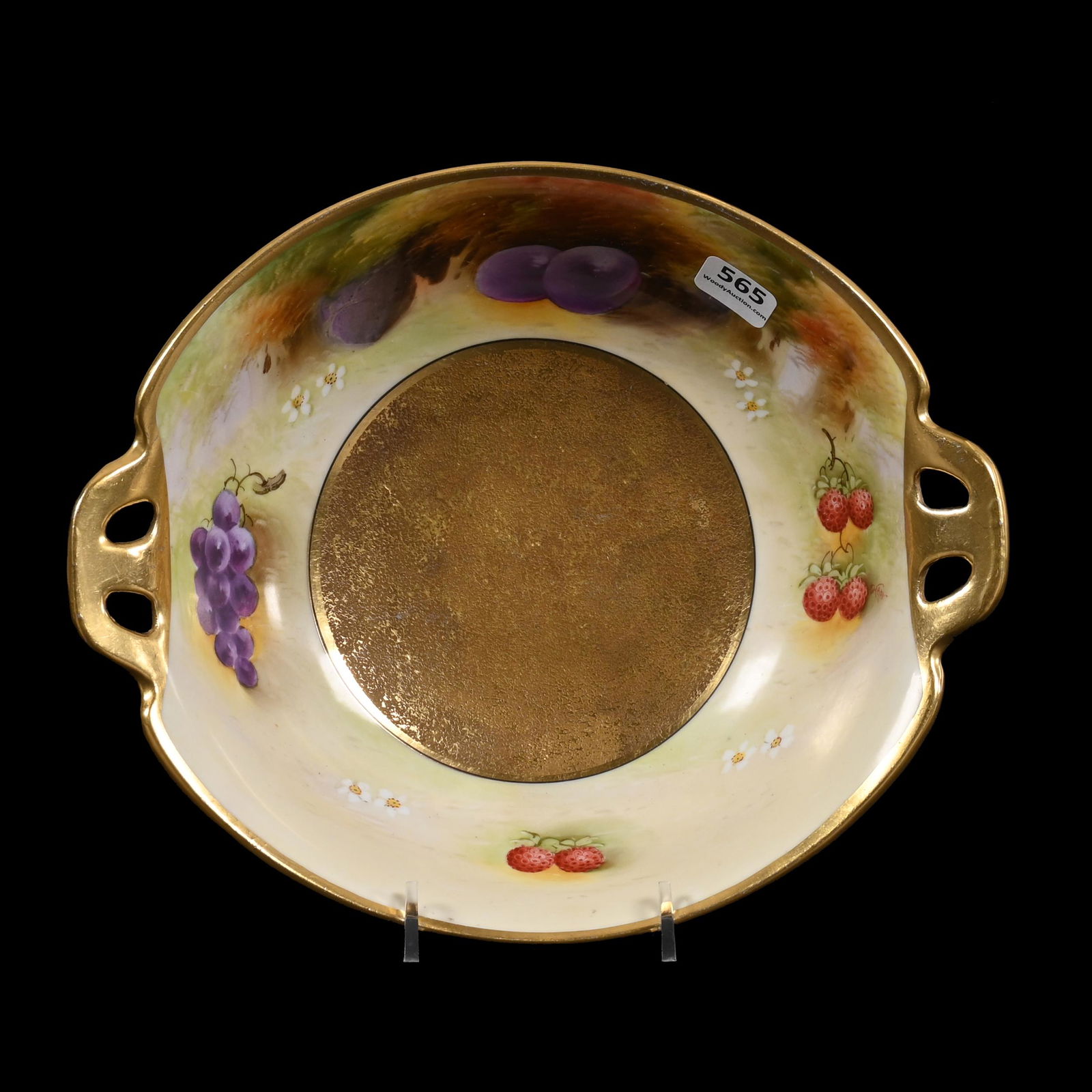 Bowl Marked Pickard, Deserted Garden Pattern (1 of 3)