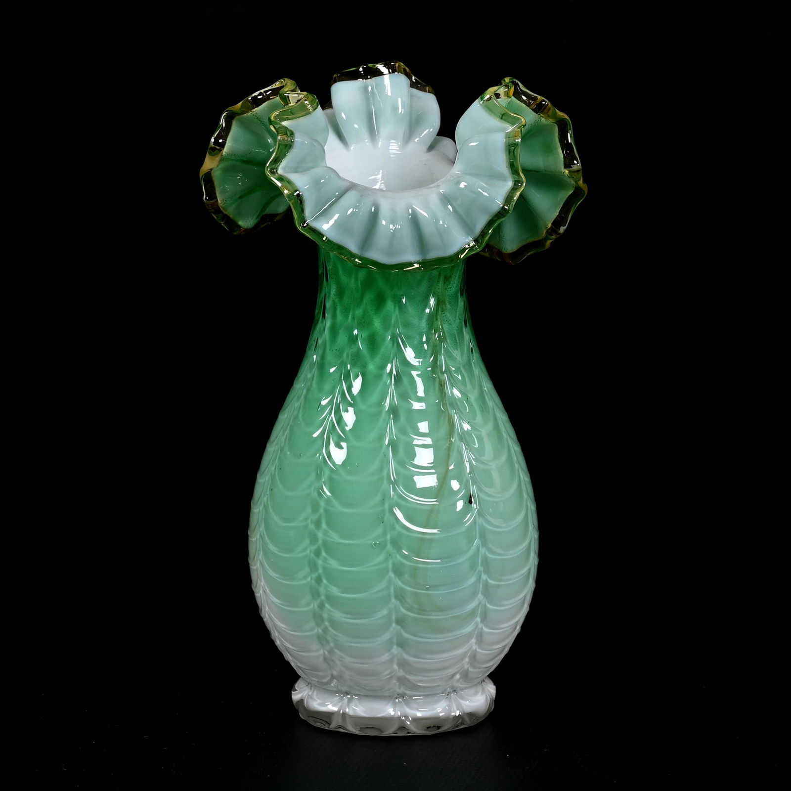 Vase, Phoenix Drape Optic Pattern (1 of 3)