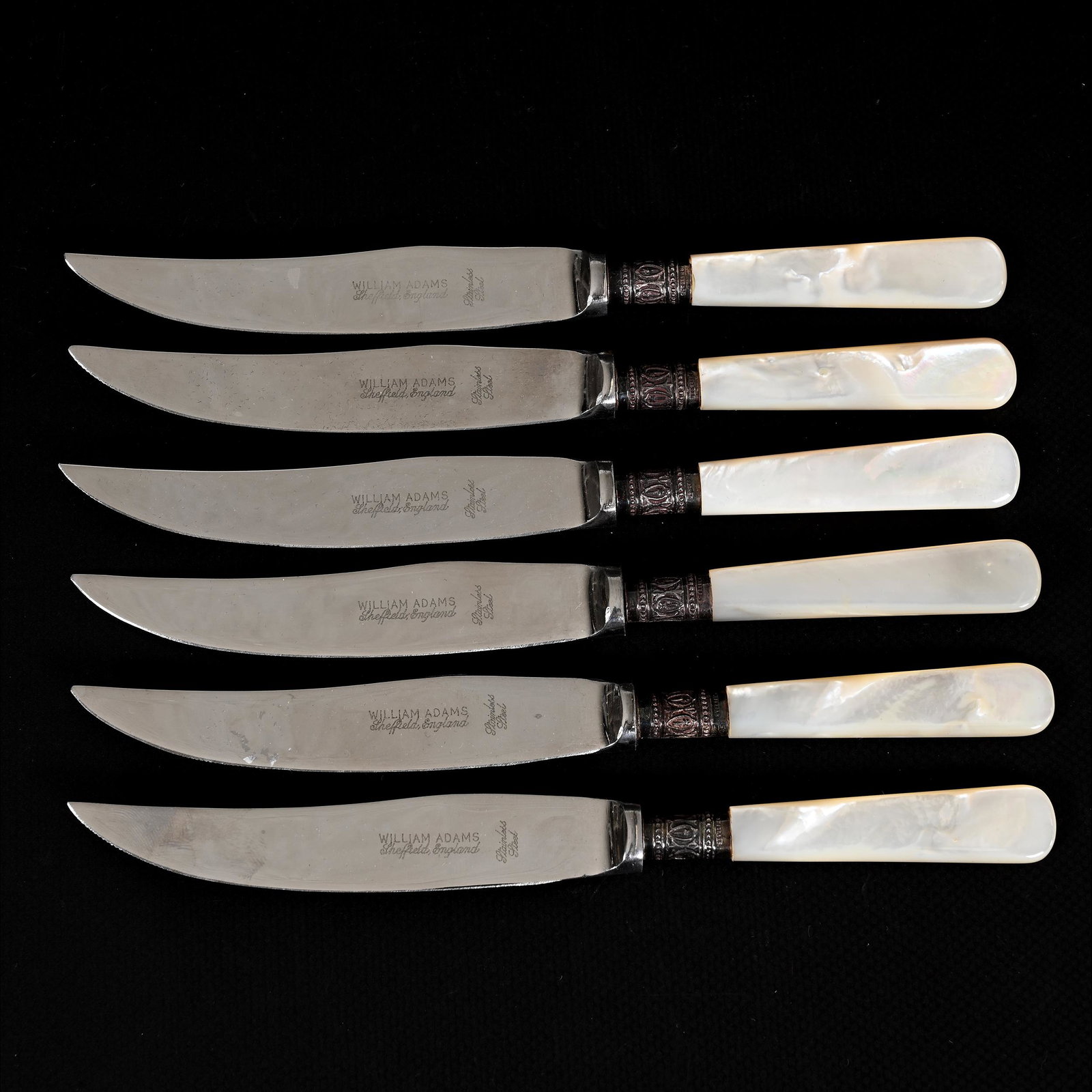 (6) Knives With Pearl Handles In Original Case (1 of 4)