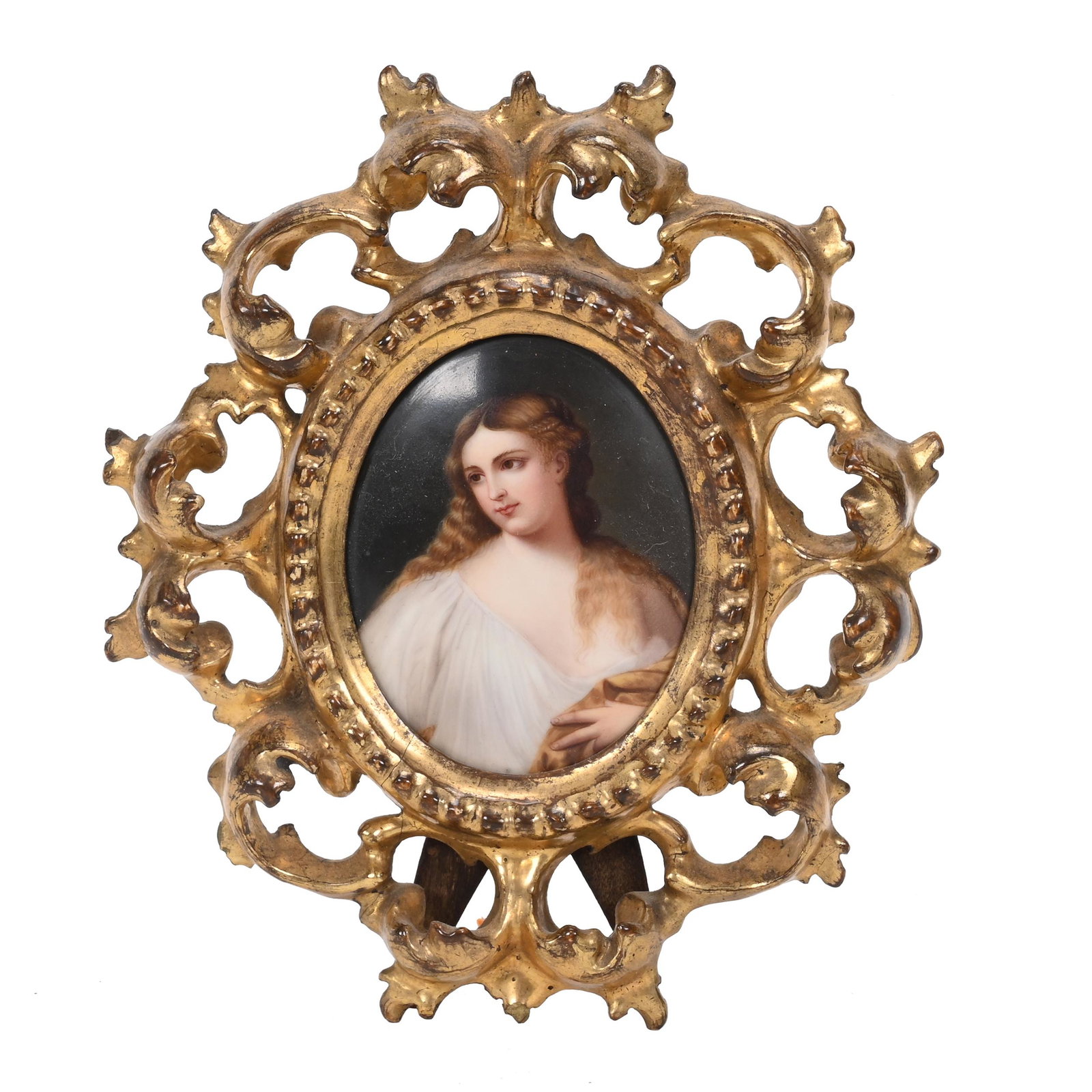 German Porcelain Plaque, Unmarked (1 of 3)