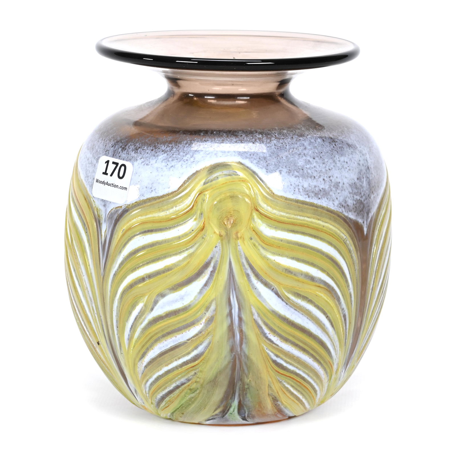 Vase, Contemporary Art Glass Signed CMC #NBG-084375 (1 of 3)