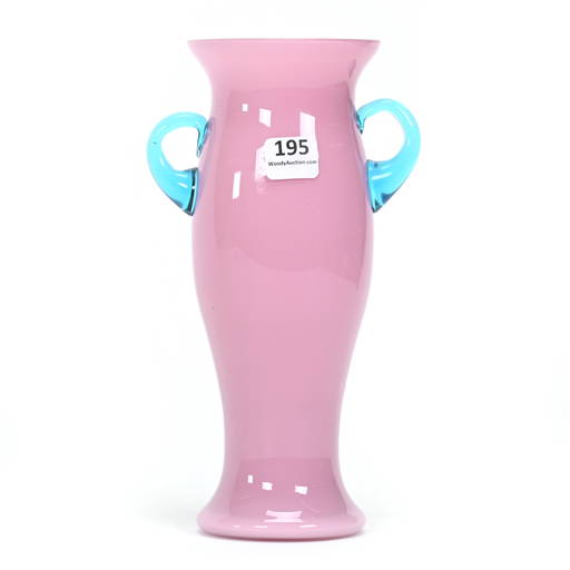 Vase, Two Handles, Marked Czechoslovakia (0195) on Aug 27, 2022