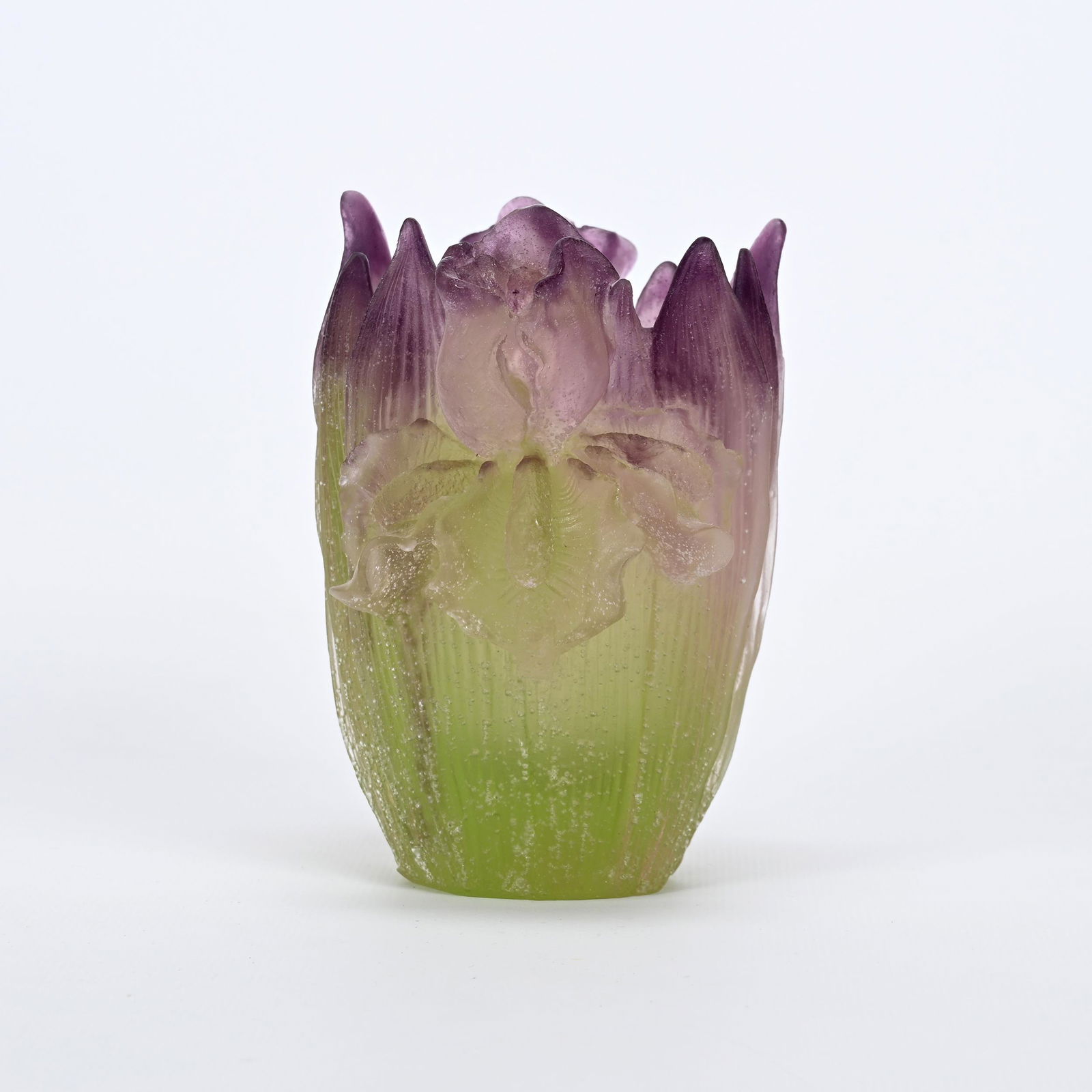 Vase, Art Glass Signed Daum France Pate De Verre (1 of 5)