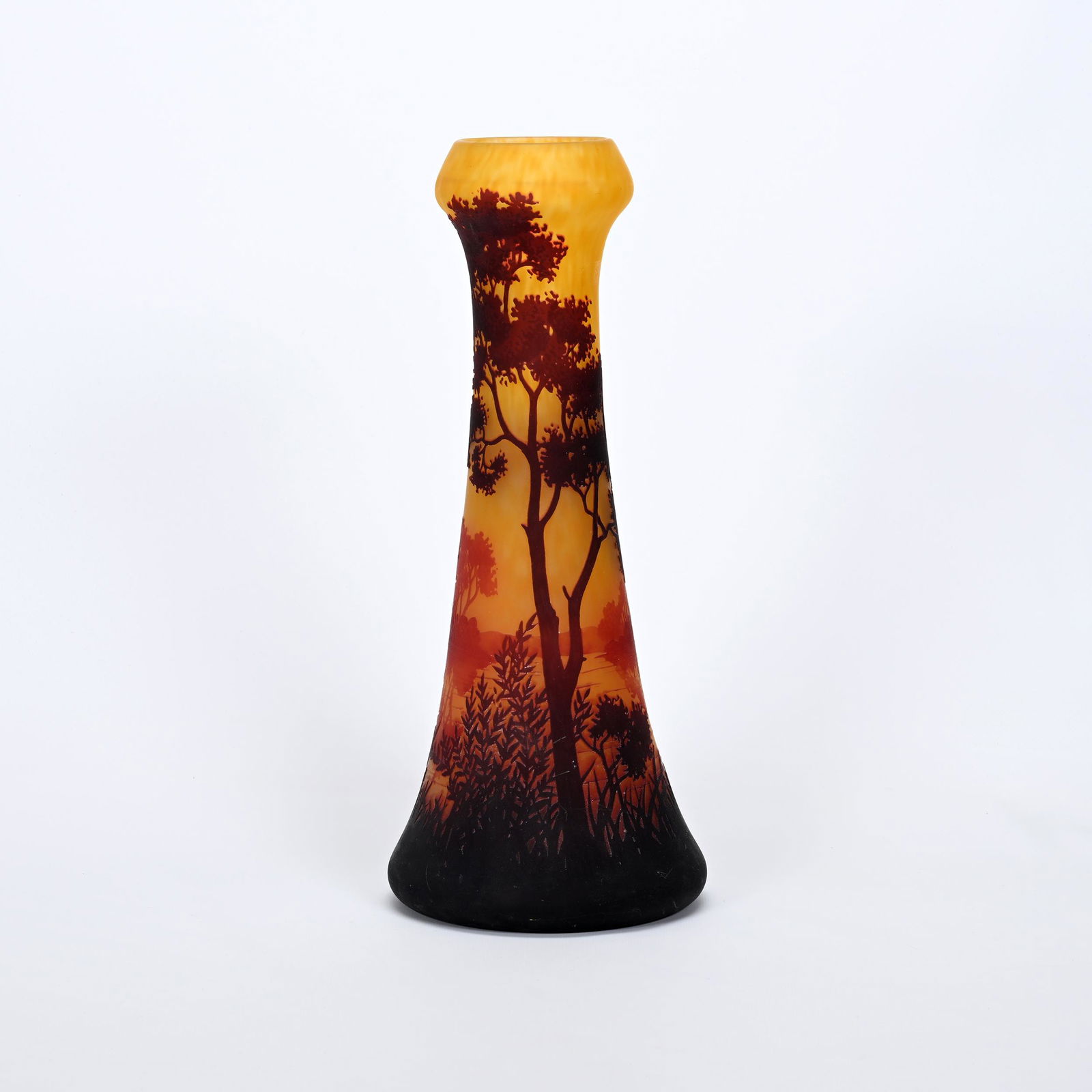 Vase, French Cameo Art Glass Signed Daum Nancy (1 of 4)