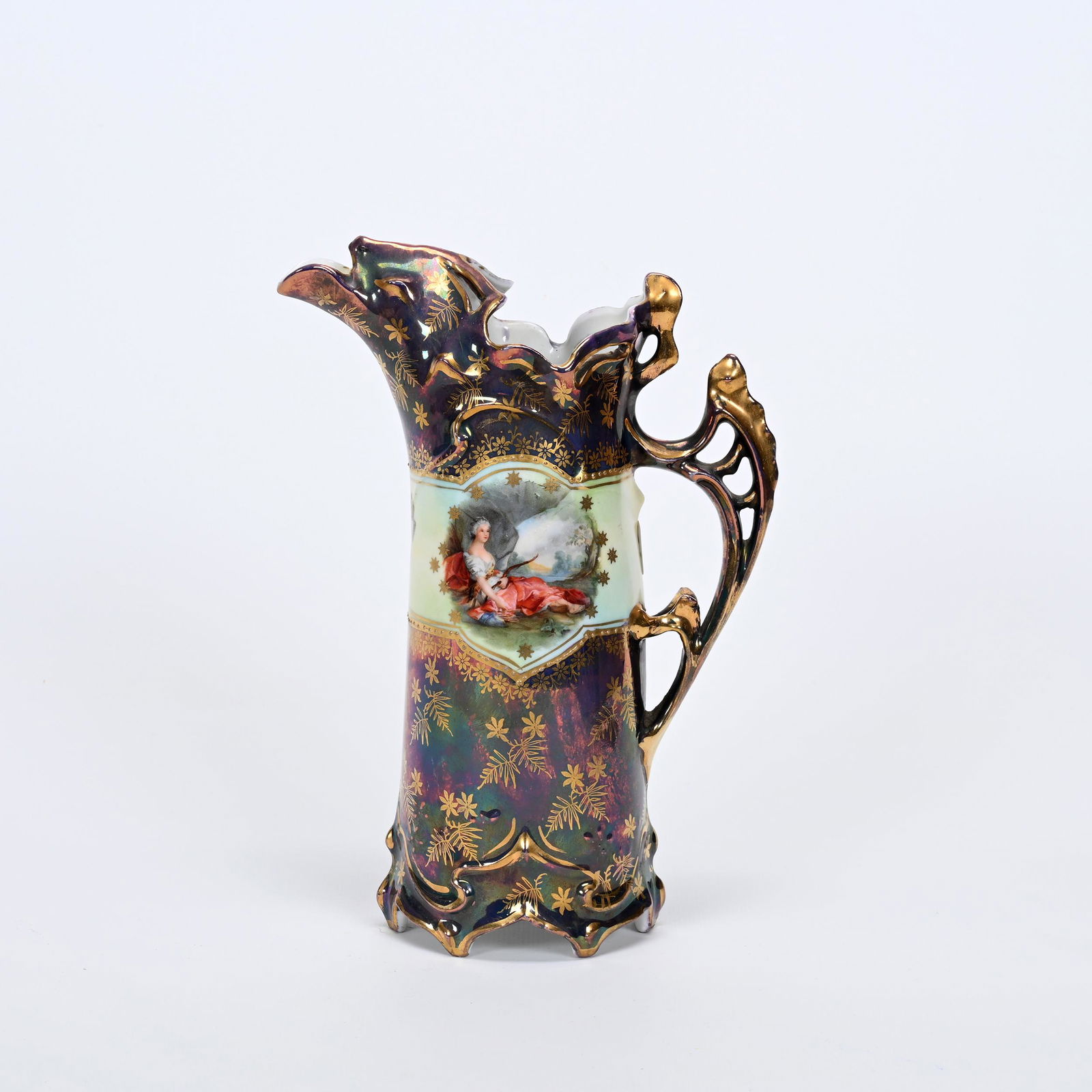 Ewer Marked Royal Vienna, (1 of 3)