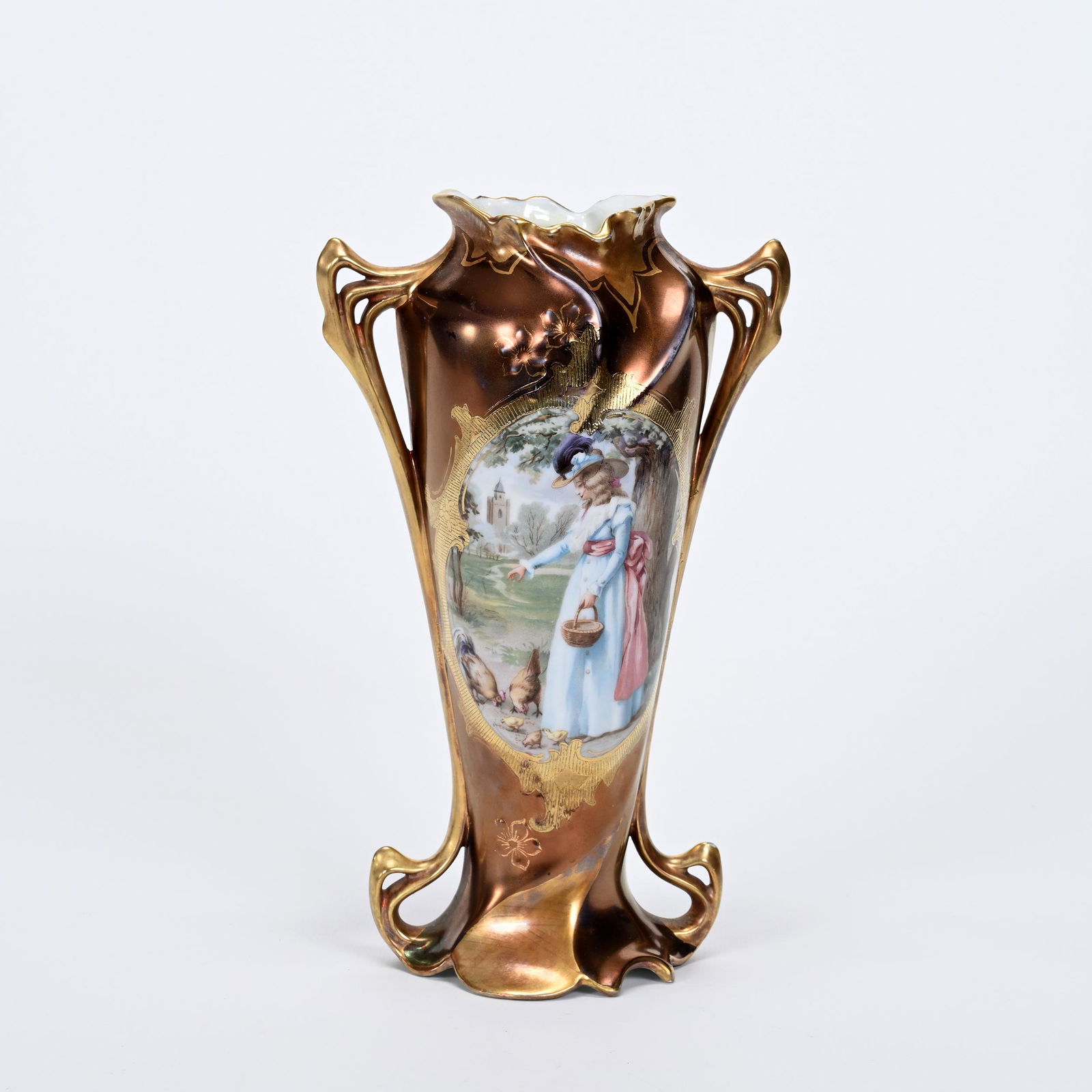 Vase, Unmarked Royal Vienna (1 of 3)