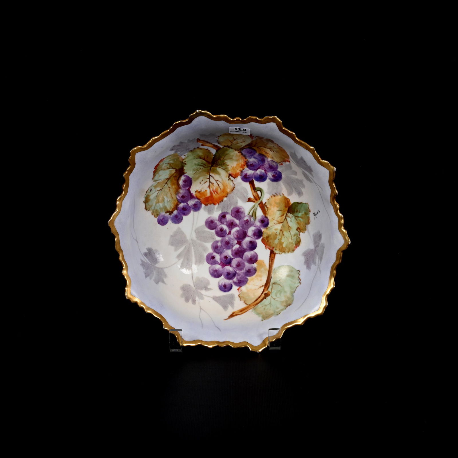 Footed Bowl Marked Limoges (1 of 4)