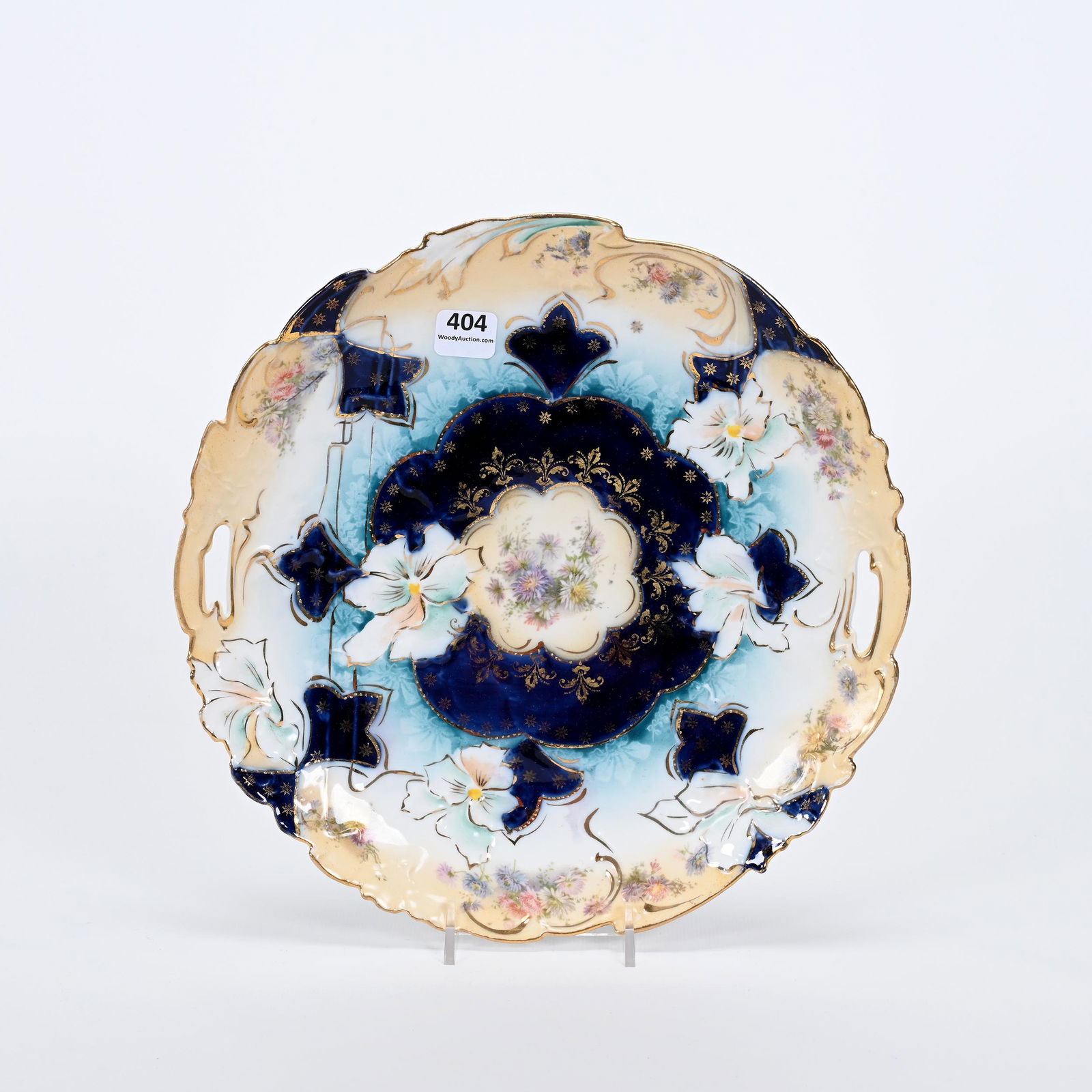 Cake Plate Marked Saxe Altenburg (1 of 2)