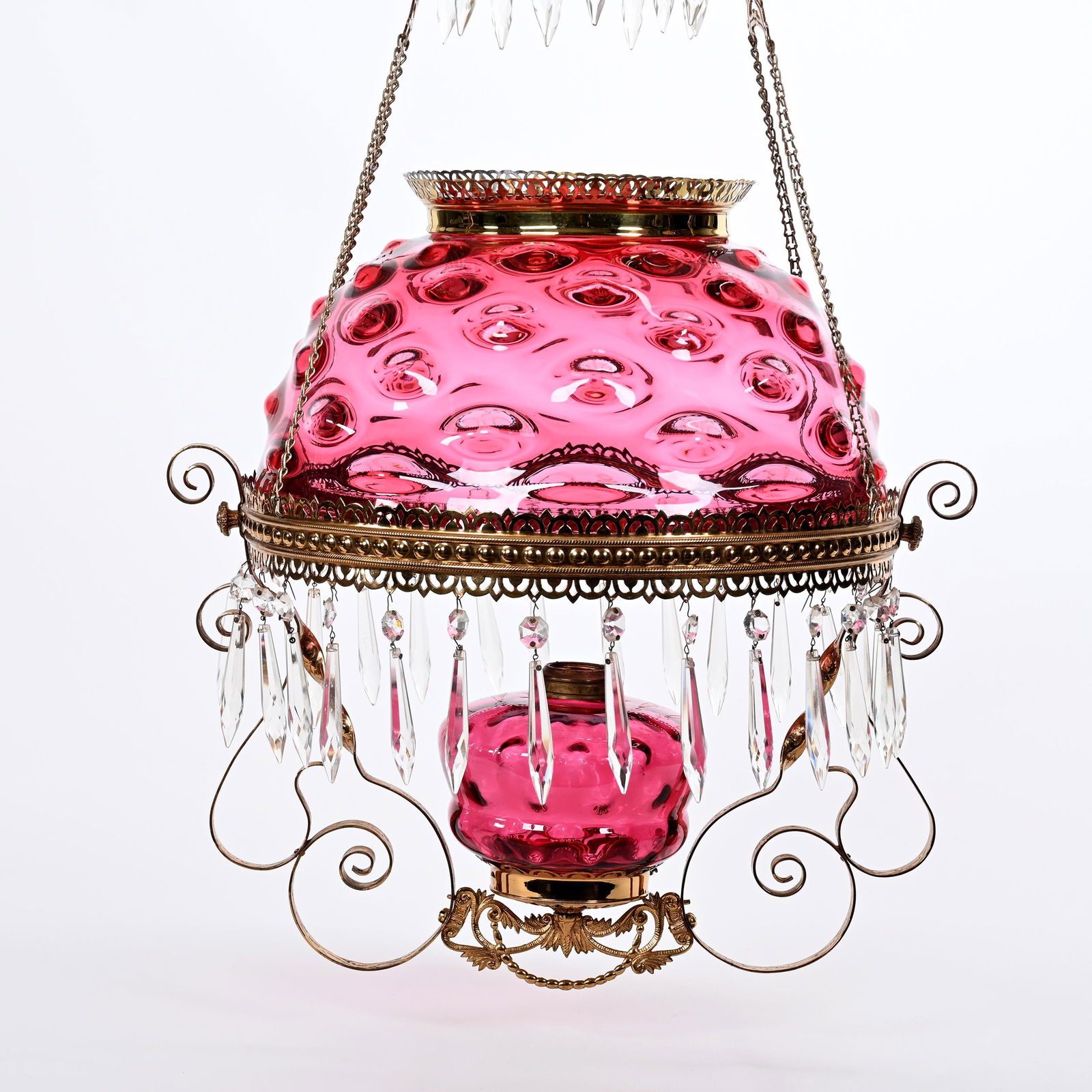 Victorian Hanging Parlor Lamp (1 of 6)