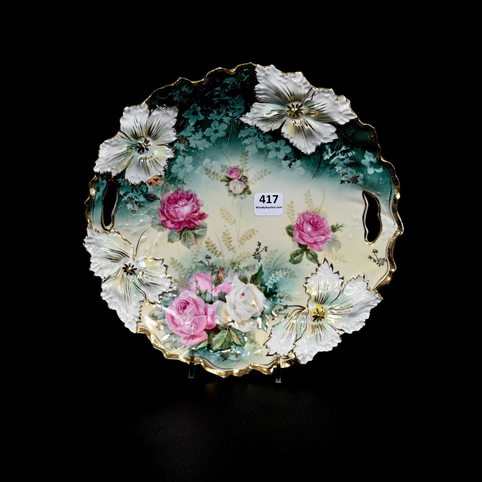 Cake Plate Marked R.S. Prussia (1 of 2)