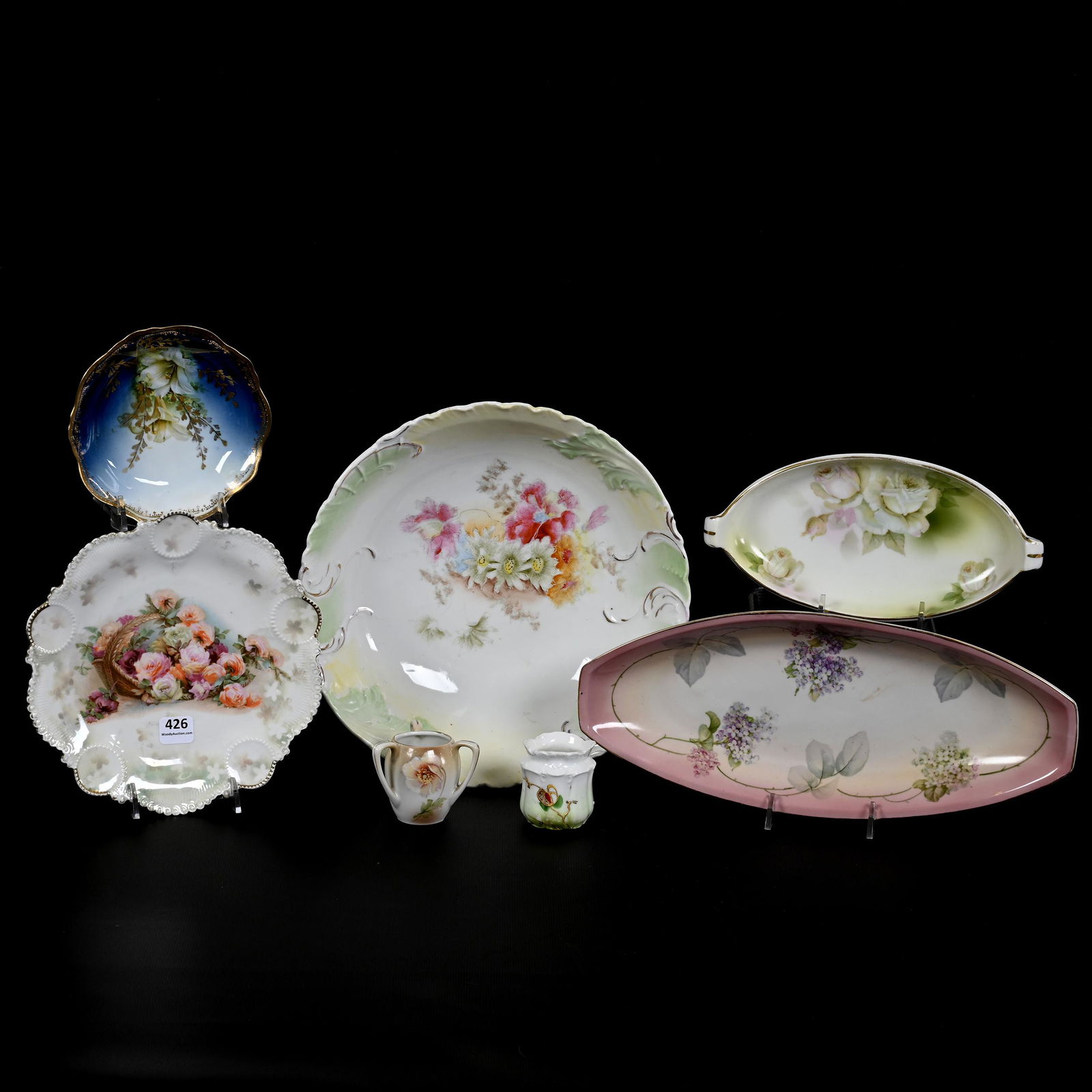 (7) Assorted Prussia Type Items (1 of 3)