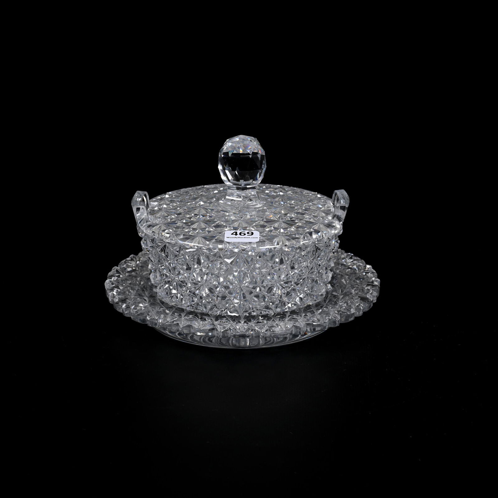 Covered Butter Tub & Underplate, ABCG (1 of 3)