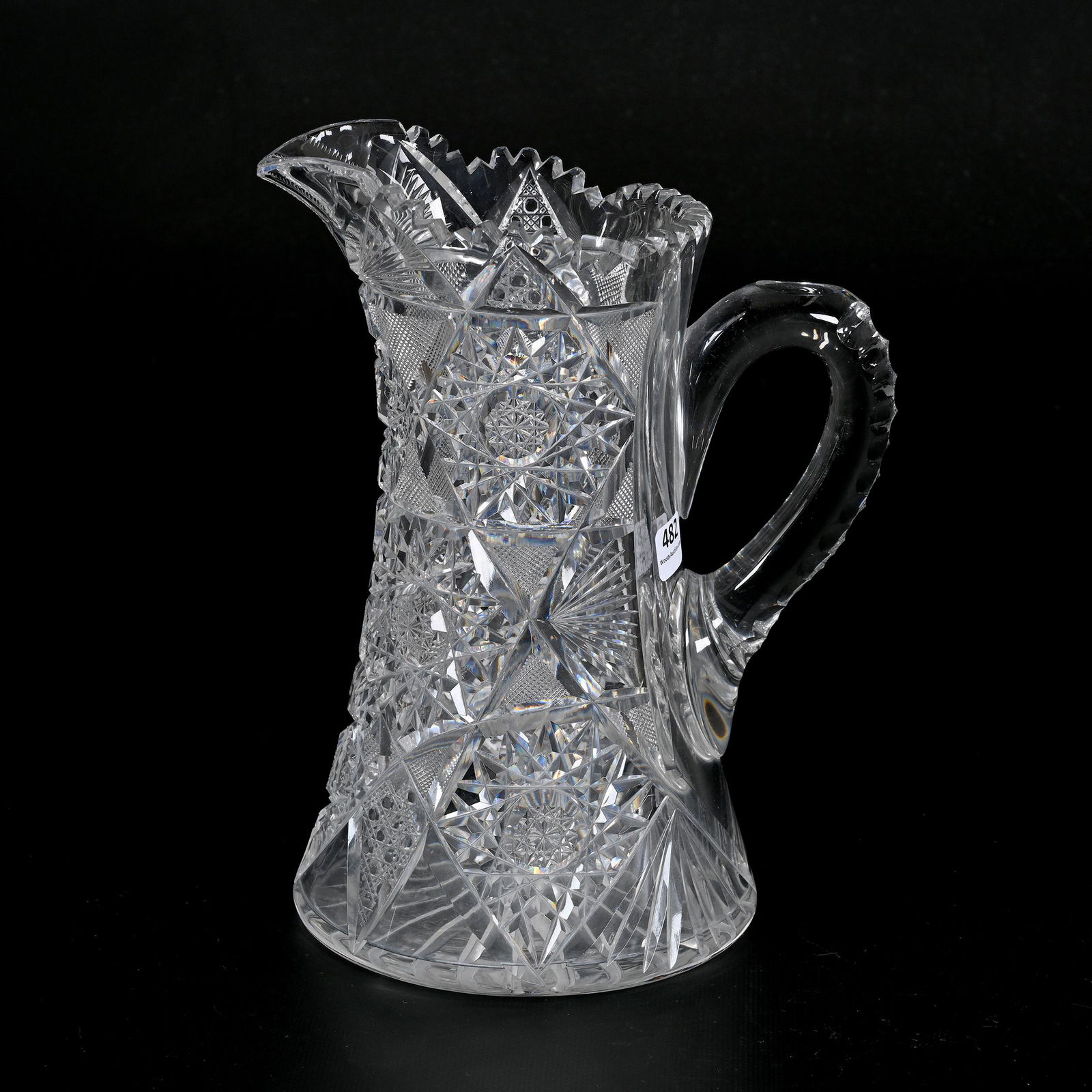 Pitcher, American Brilliant Cut Glass (1 of 3)
