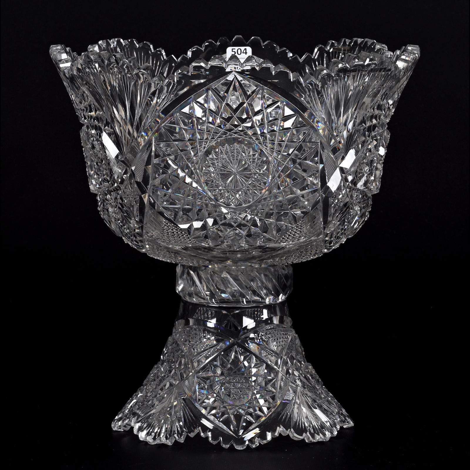 Punch Bowl, Two Part, ABCG, Signed Taylor Brothers (1 of 3)