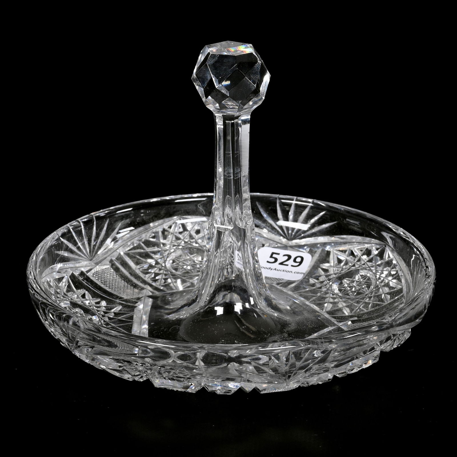 Stick Dish, American Brilliant Cut Glass (1 of 3)
