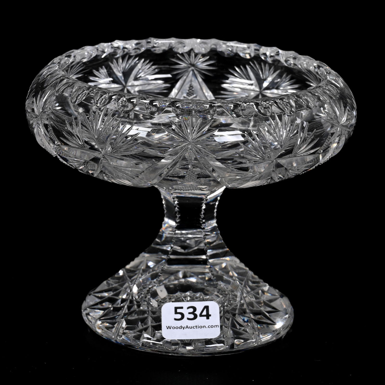 Footed Bonbon, ABCG, Bellmore Pattern By Quaker City (1 of 3)