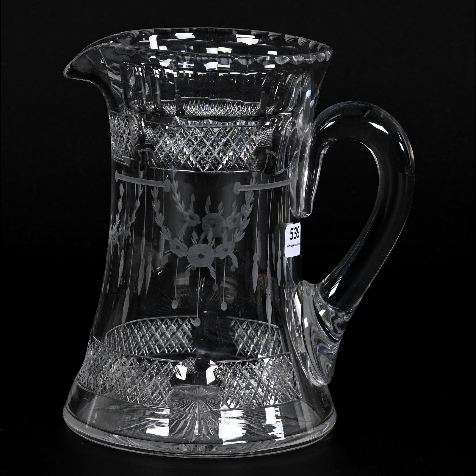 Water Pitcher, ABCG, Signed Hawkes Chippendale (1 of 3)