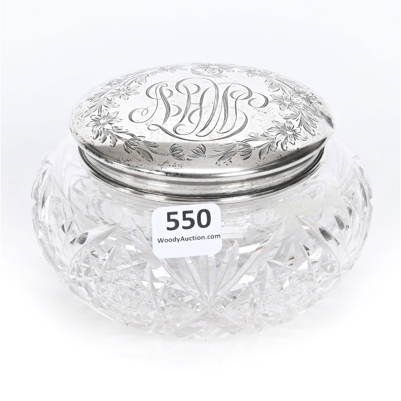 Powder Box, ABCG, Hobstar & Fan Motif (1 of 5)