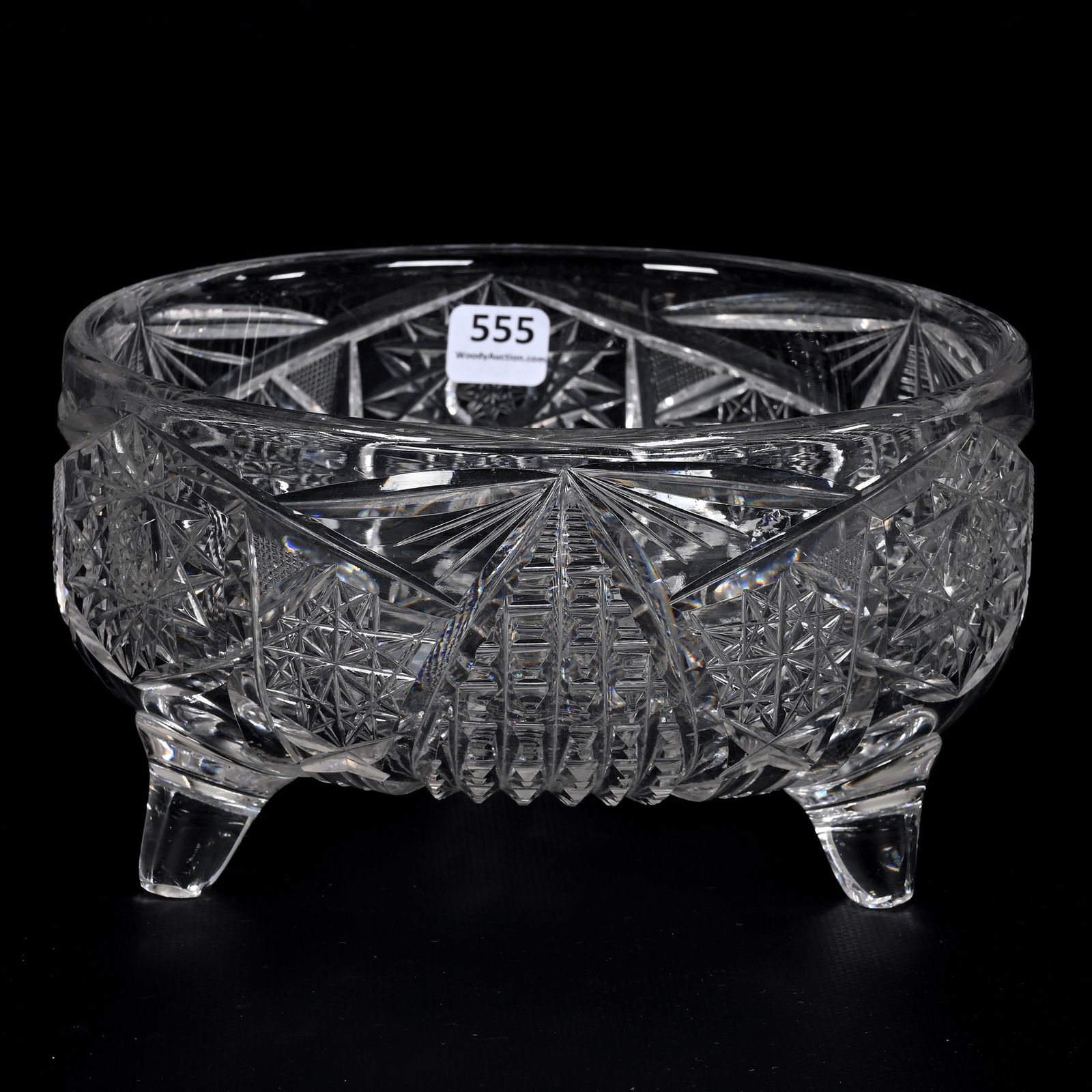 Footed Ferner, American Brilliant Cut Glass (1 of 4)