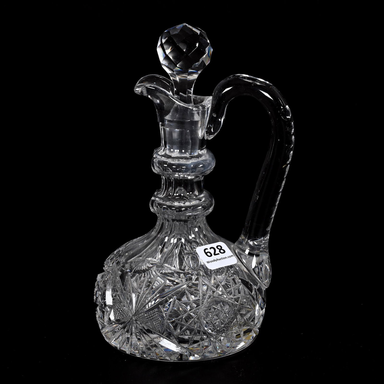 Cruet Bottle, American Brilliant Cut Glass (1 of 3)