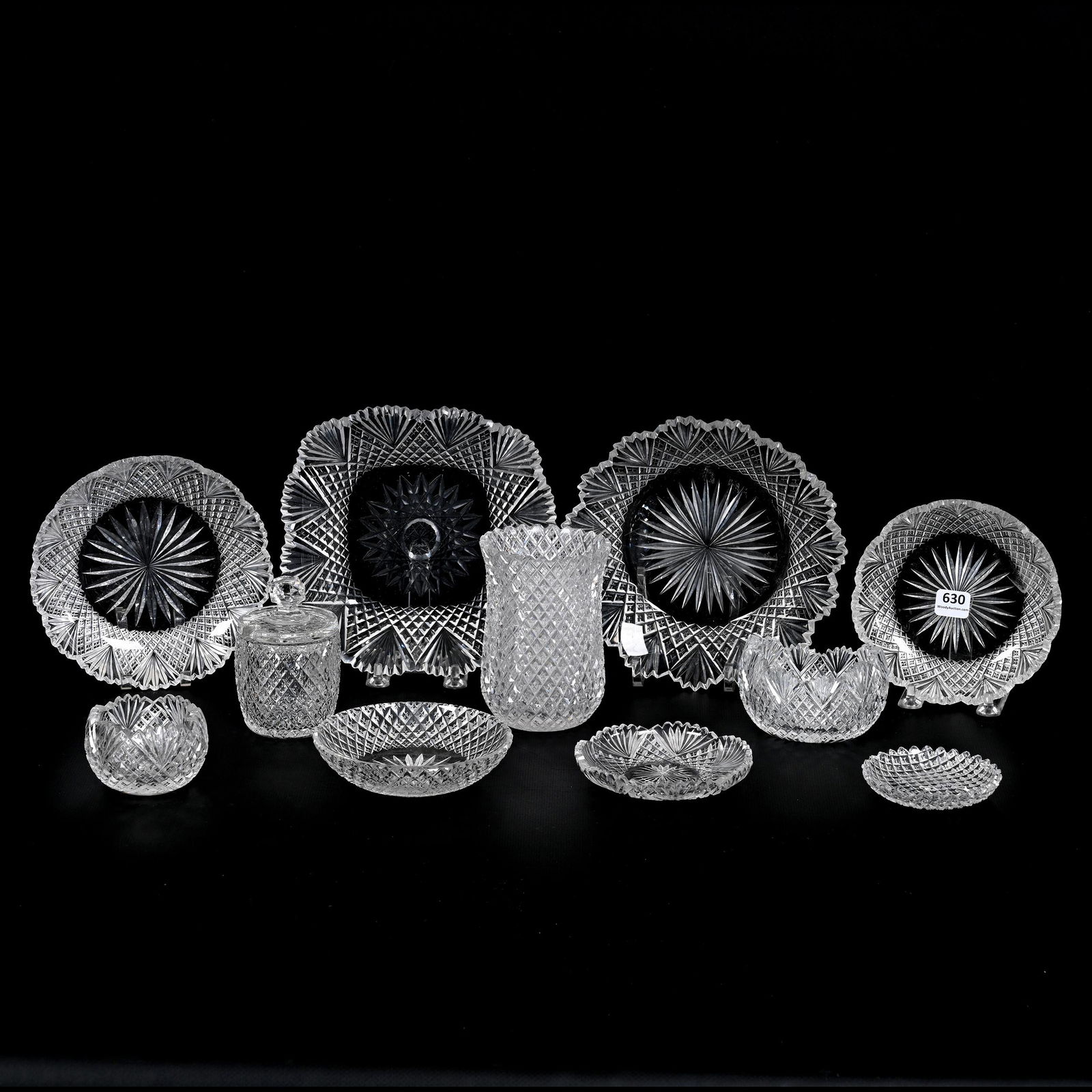 (10) Items, American Brilliant Cut Glass (1 of 7)