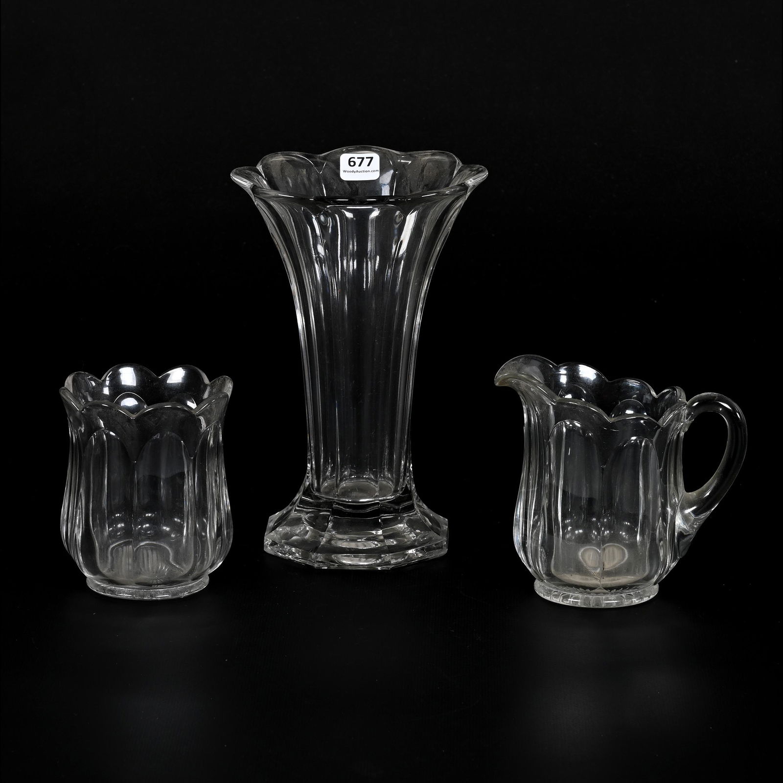 (3) Colonial Pattern Glass Items, Heisey Style (1 of 2)