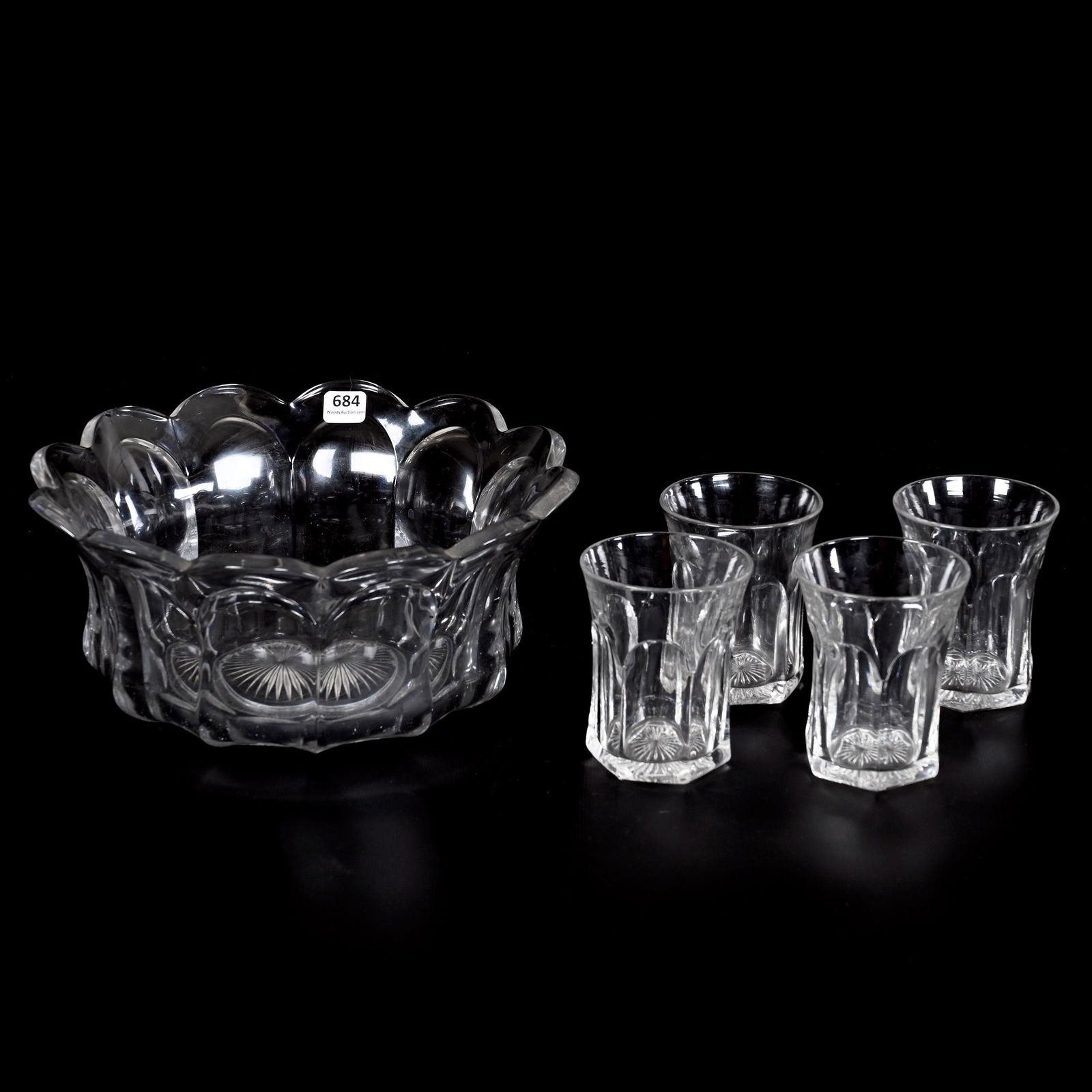 (5) Pattern Glass Items (1 of 4)