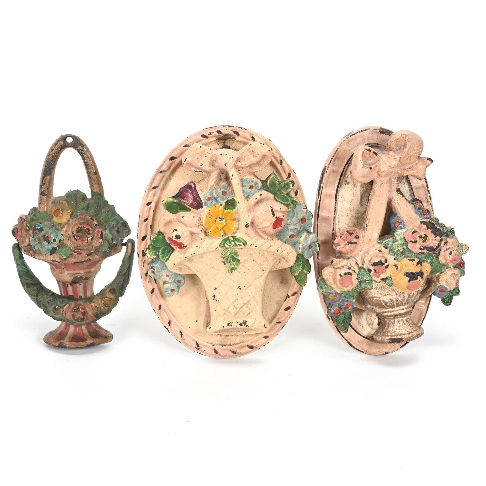 (3) Door Knockers, Vintage Cast Iron Figural (1 of 2)