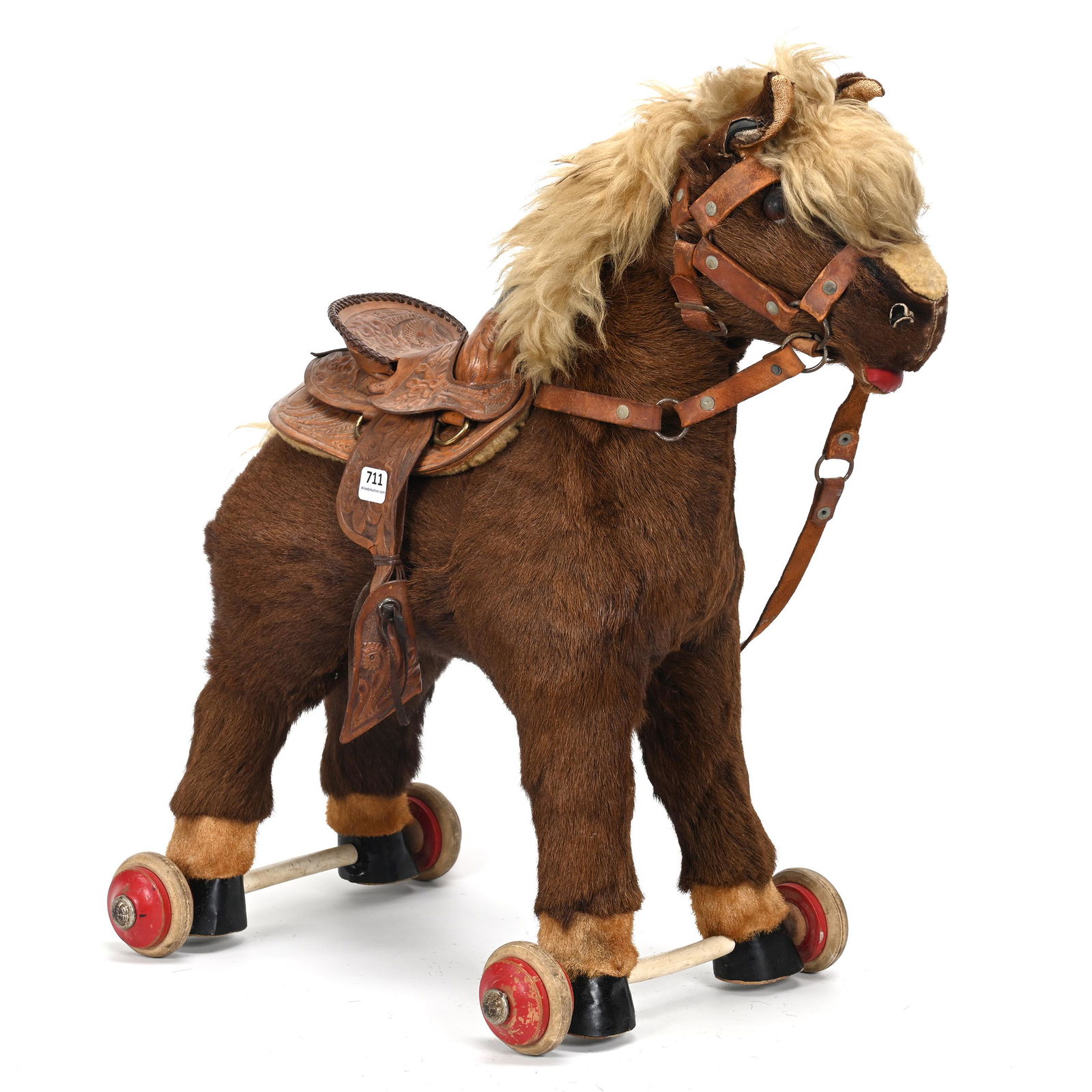 Horse Pull Toy, In Style Of Steiff (1 of 7)
