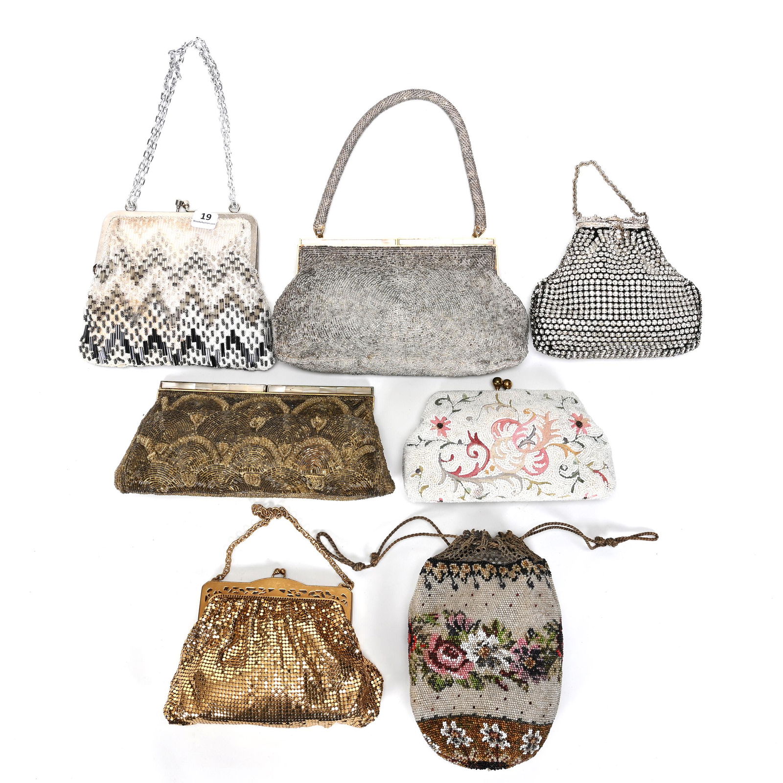 (7) Vintage Evening Bags, Various Styles & Designs (1 of 8)