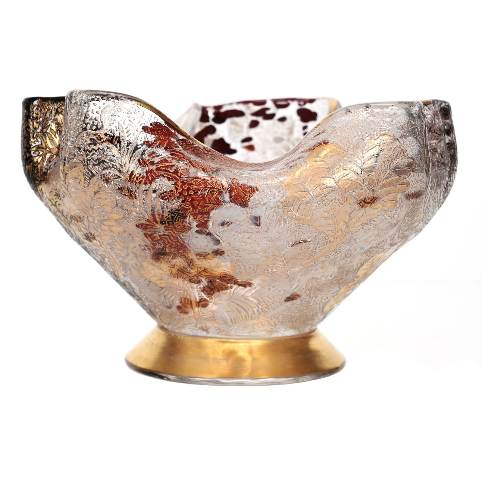 Pedestal Bowl By Ernest Baptiste Leveille (1 of 3)