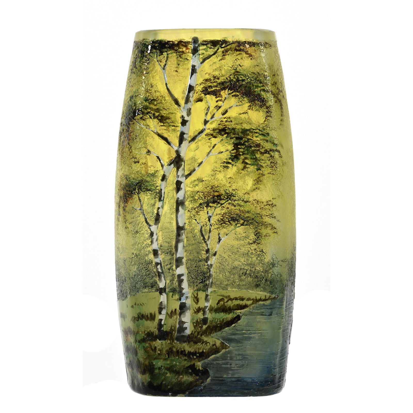 Vase Signed Lamartine French Cameo Art Glass (1 of 4)