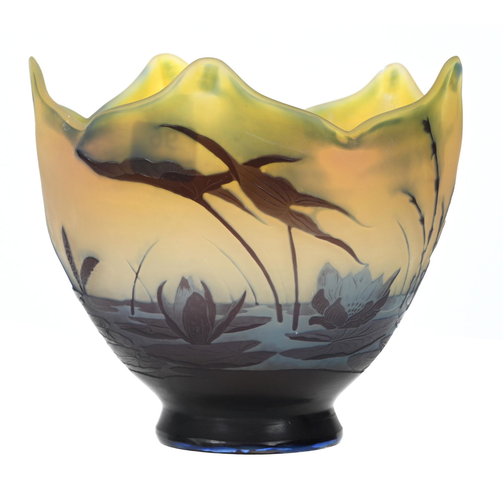 Vase Signed Galle French Cameo Art Glass (1 of 4)