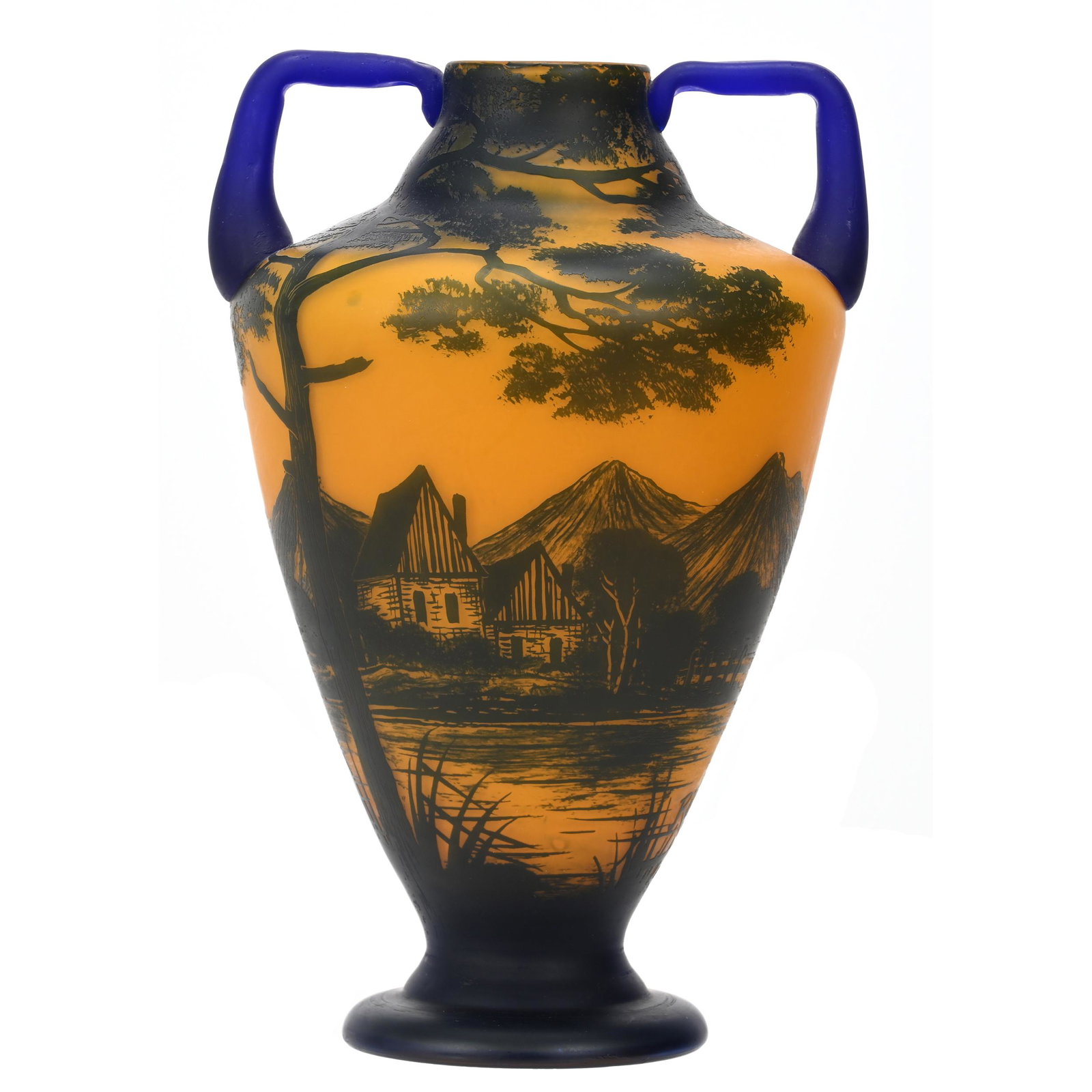 Vase Signed Richard Cameo Art Glass By Loetz (1 of 4)