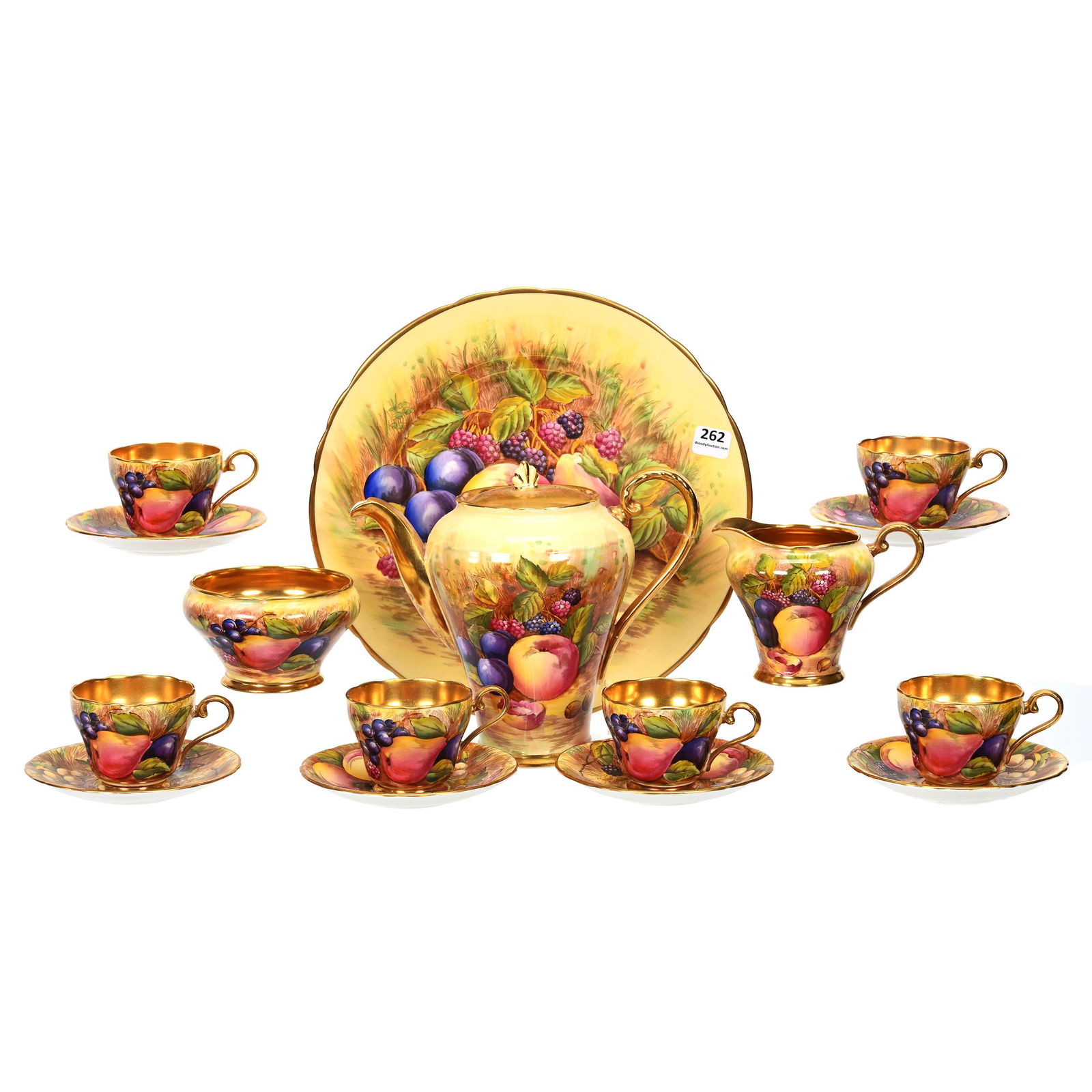 Chocolate Set Marked Aynsley England (1 of 7)